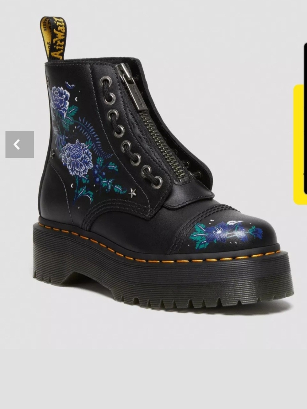 Dr. Martens Mystic Floral Leather Platform - Picture 2 of 5